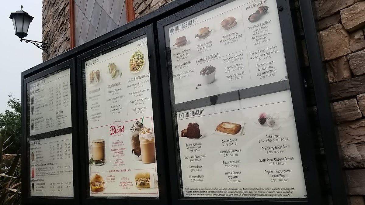 Starbucks Coffee Company Photo Menu 5