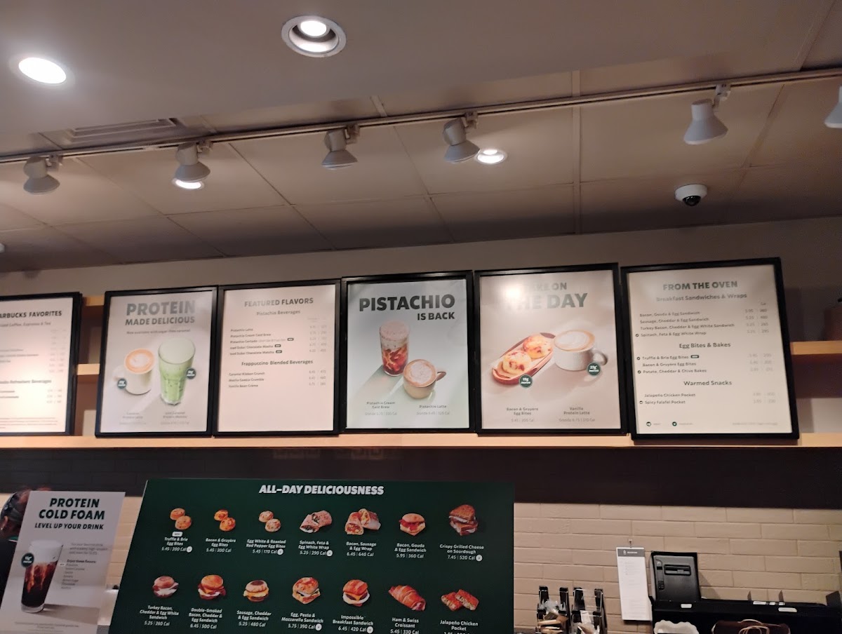 Starbucks Coffee Company Photo Menu 6