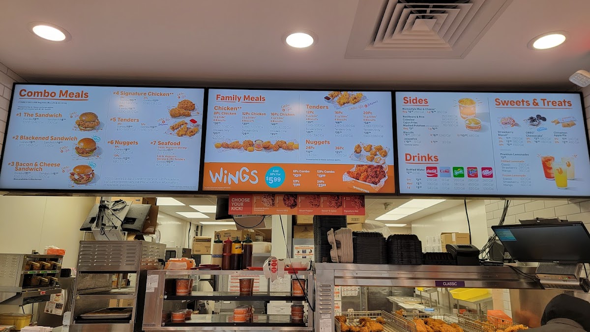 Popeyes Louisiana Kitchen Photo Menu 3