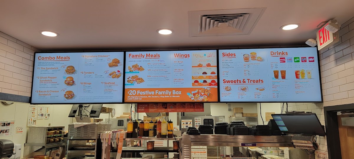 Popeyes Louisiana Kitchen Photo Menu 4