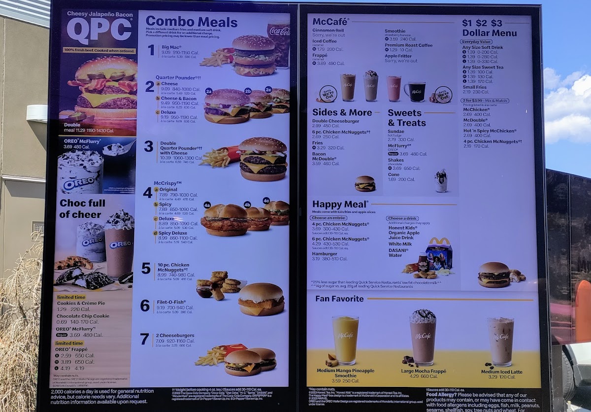 McDonald's Photo Menu 1