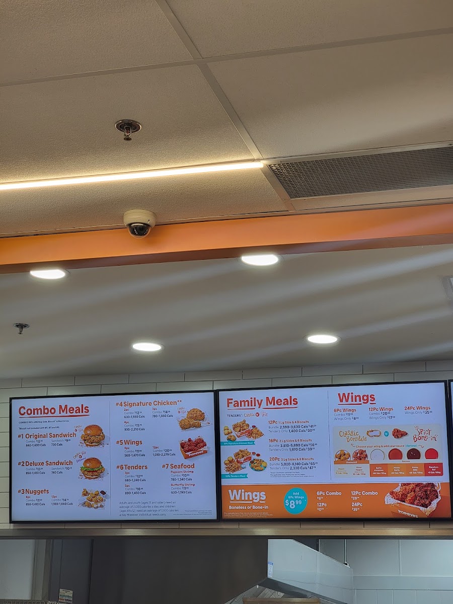 Popeyes Louisiana Kitchen Photo Menu 2
