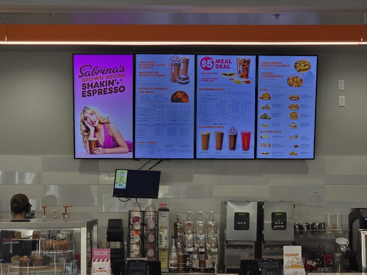 Dunkin' Photo Menu 1