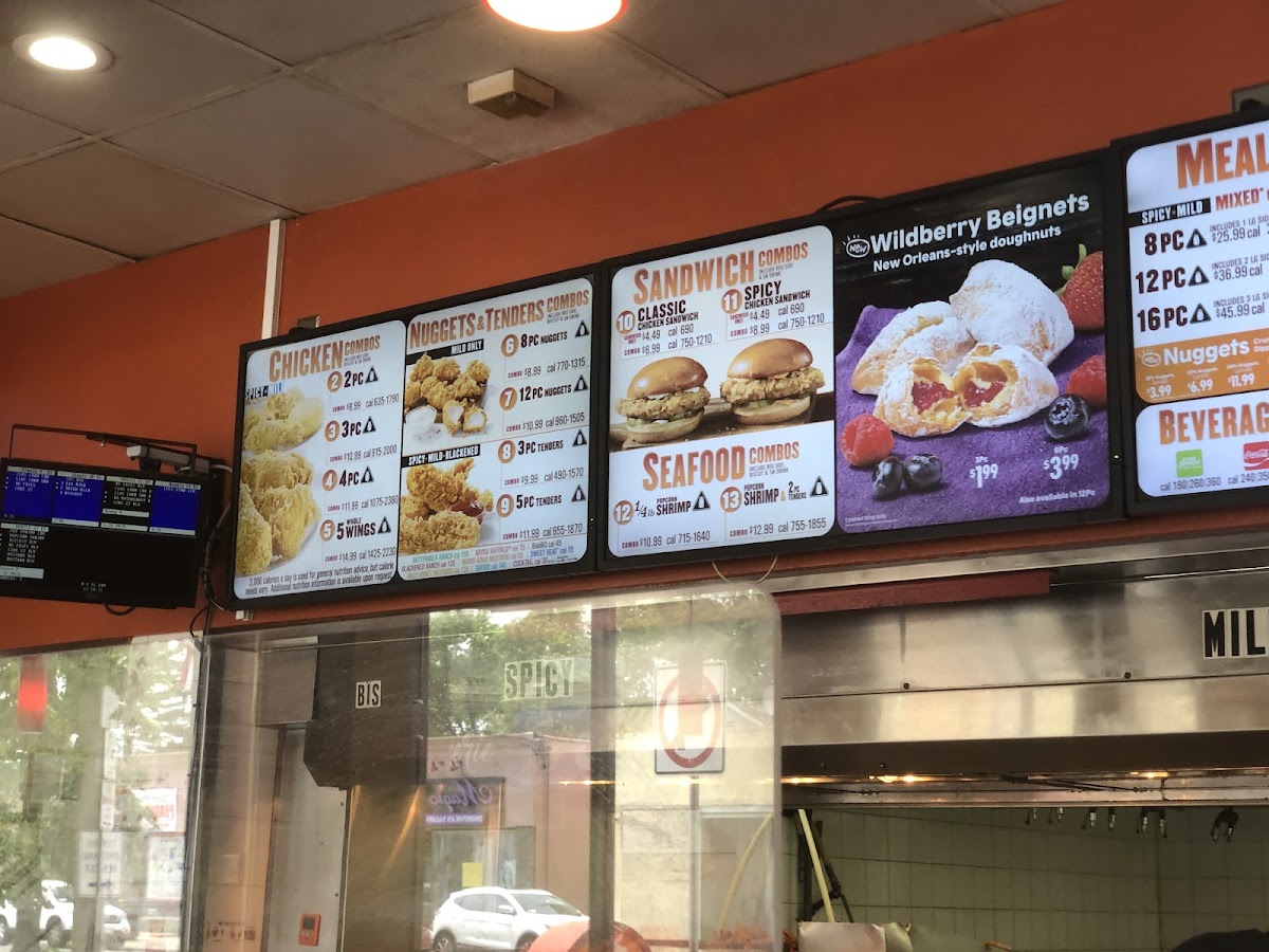 Popeyes Louisiana Kitchen Photo Menu 4
