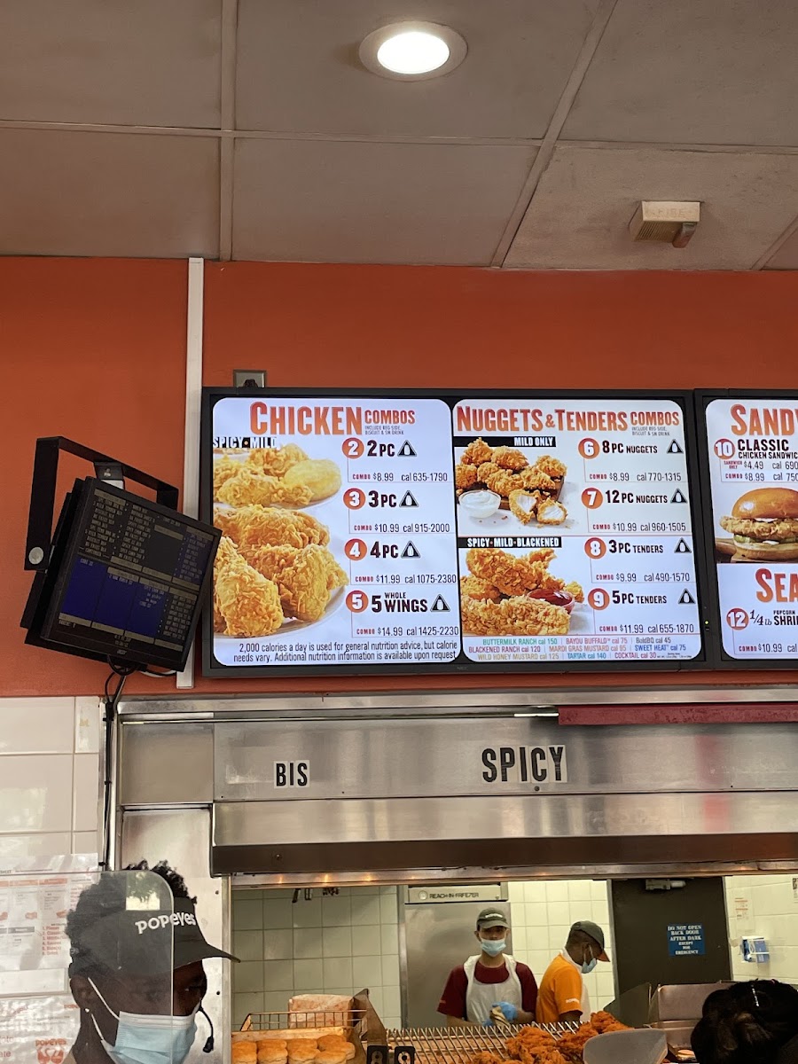 Popeyes Louisiana Kitchen Photo Menu 5