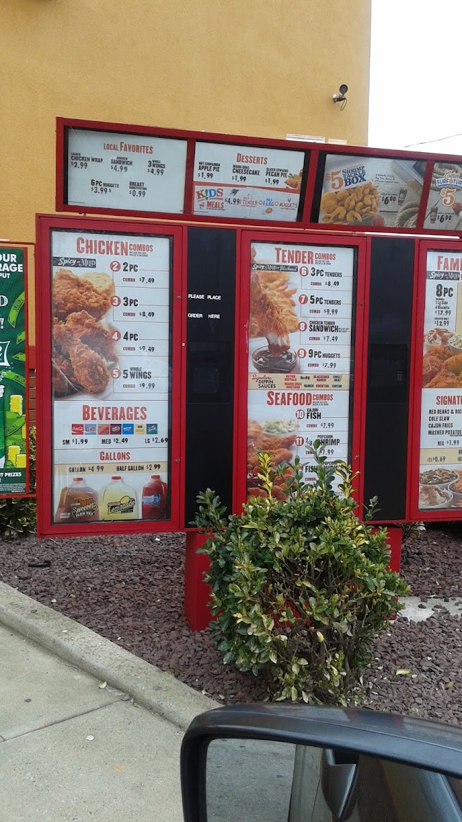 Popeyes Louisiana Kitchen Photo Menu 9