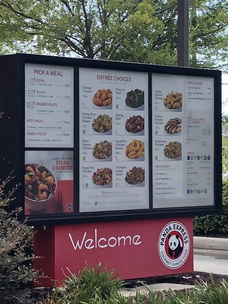 Panda Express Photo Menu 9