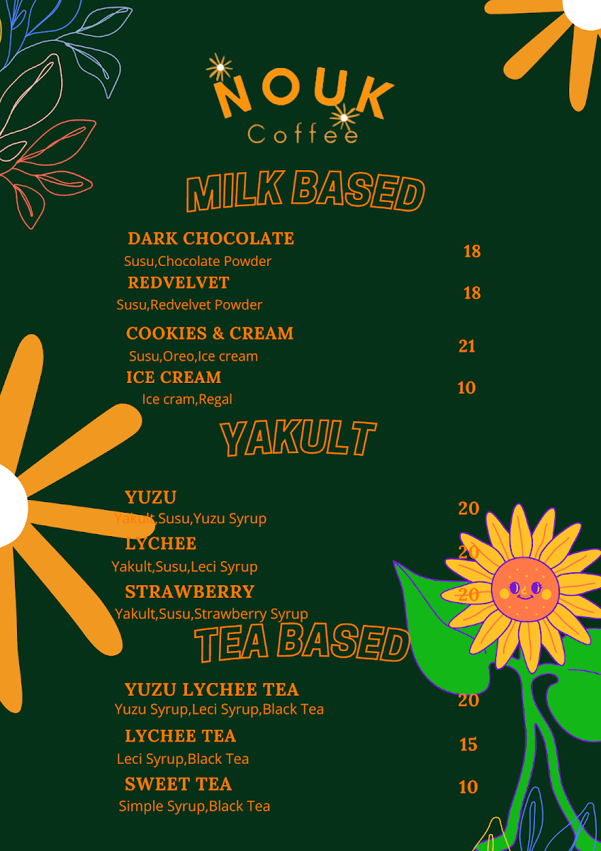 Nouk. Photo Menu 1