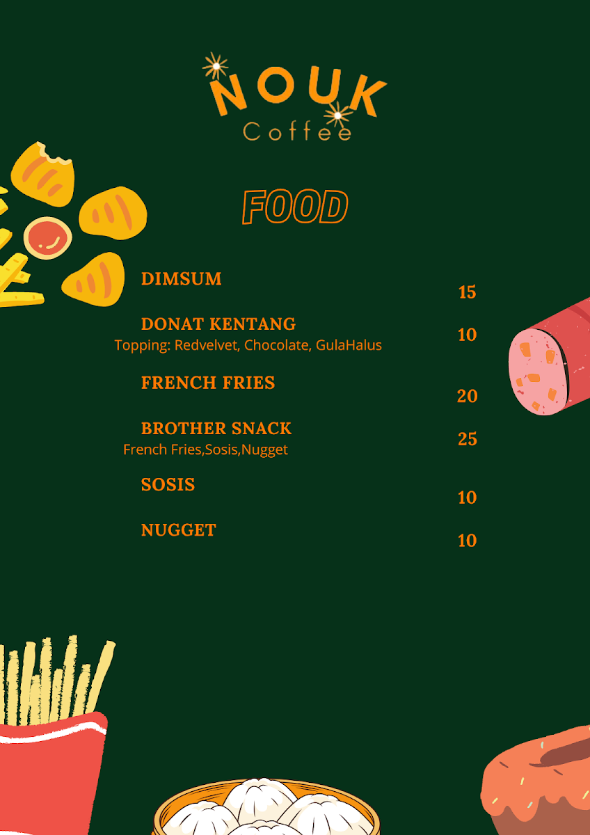 Nouk. Photo Menu 5