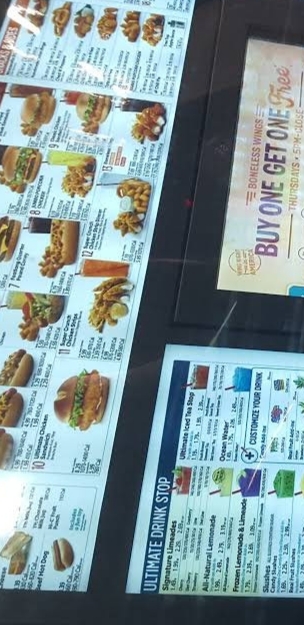 Sonic Drive-In Photo Menu 1