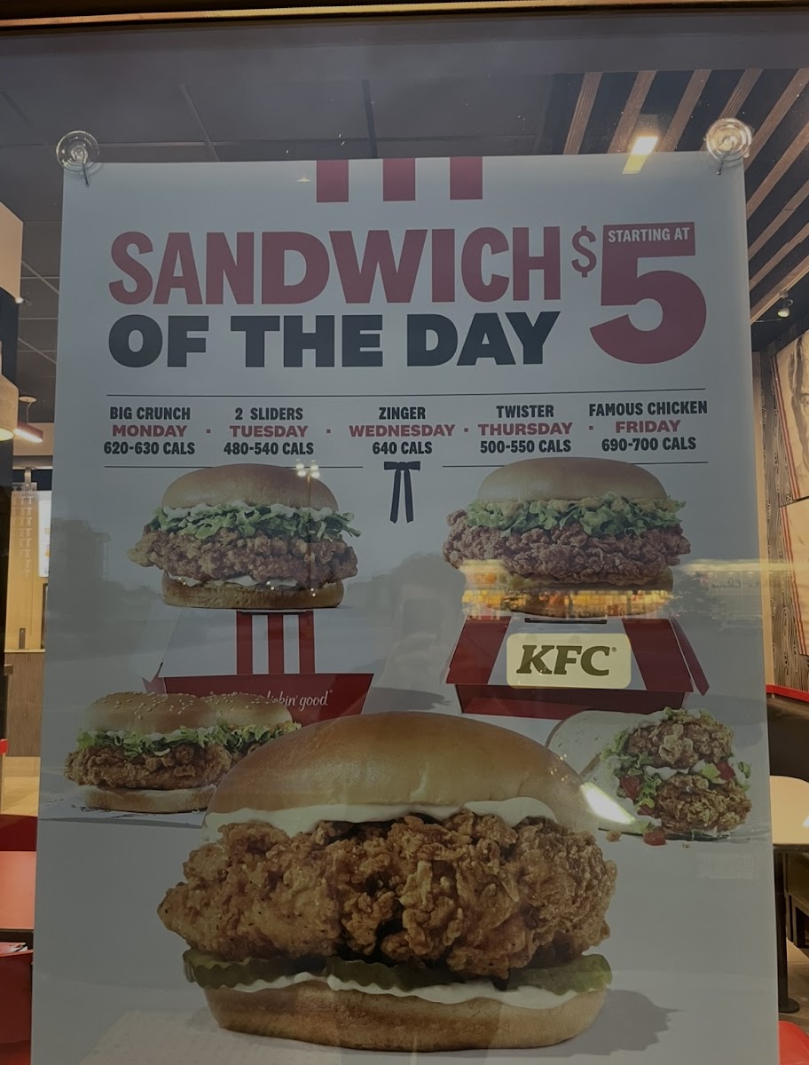 KFC Photo Menu 2