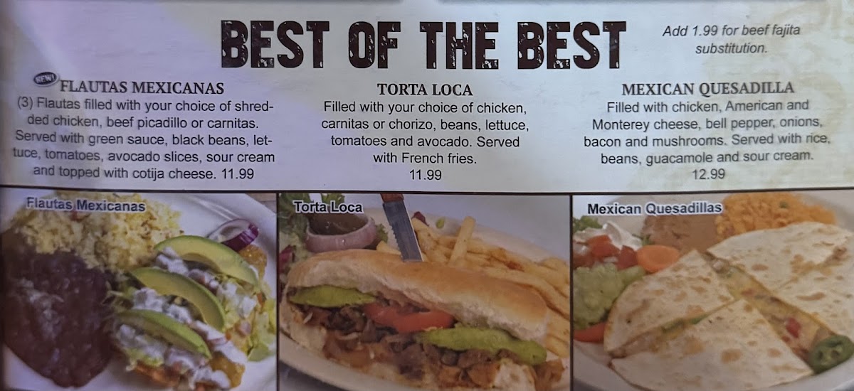 Patron Grill Photo Menu 9
