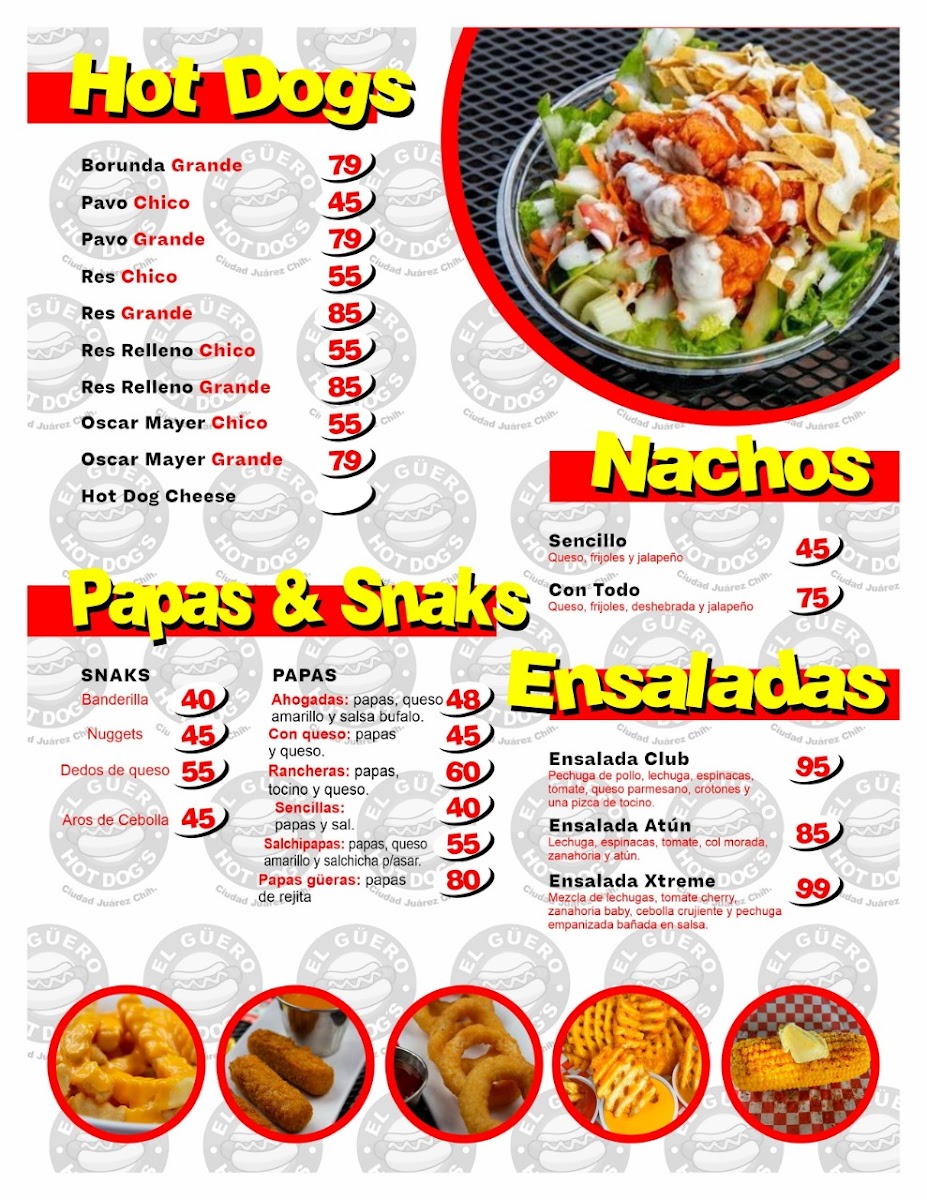 Hot dogs el güero Photo Menu 1