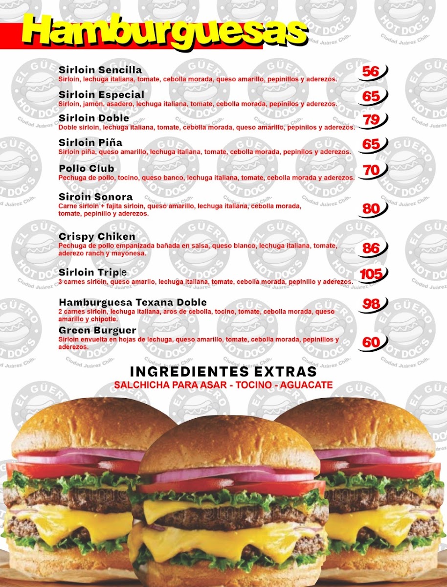 Hot dogs el güero Photo Menu 3
