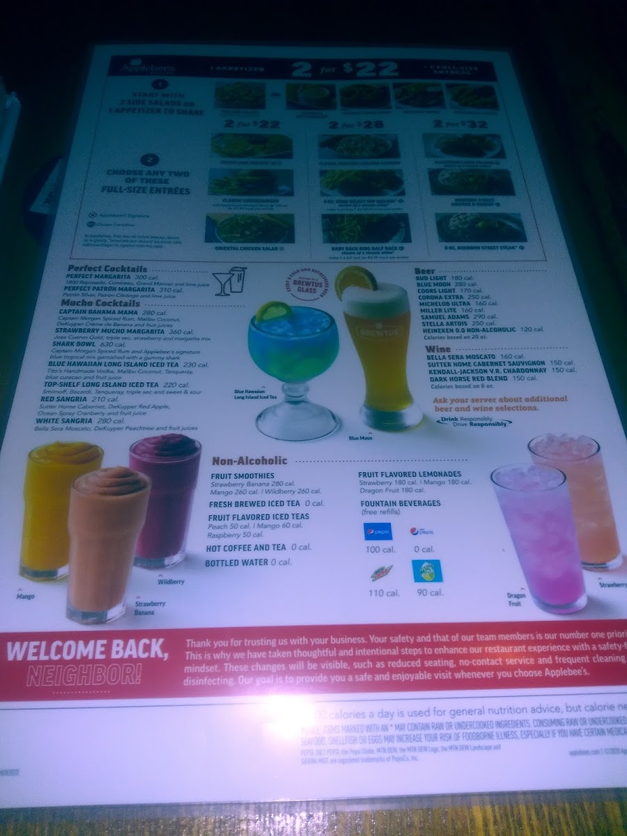 Applebee's Grill + Bar Photo Menu 10