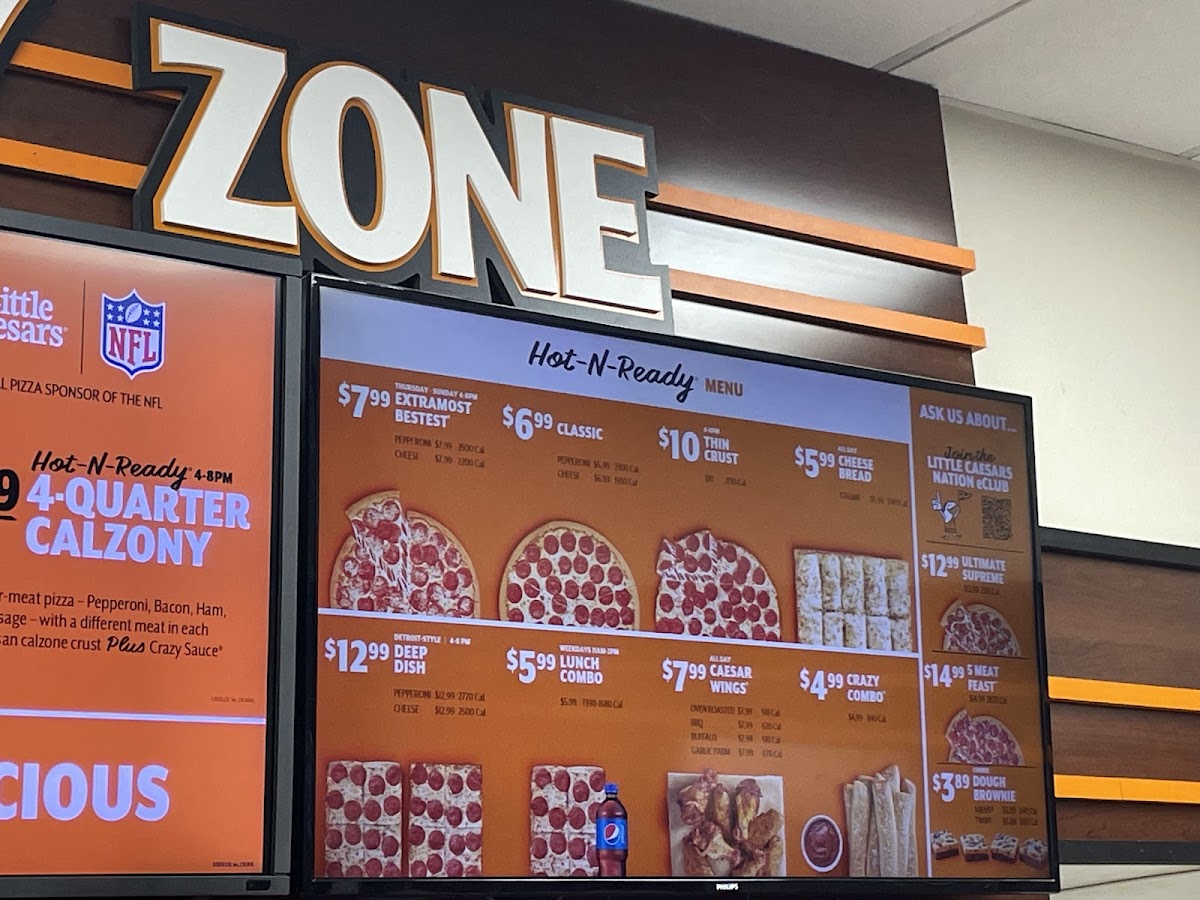 Little Caesars Pizza Photo Menu 2