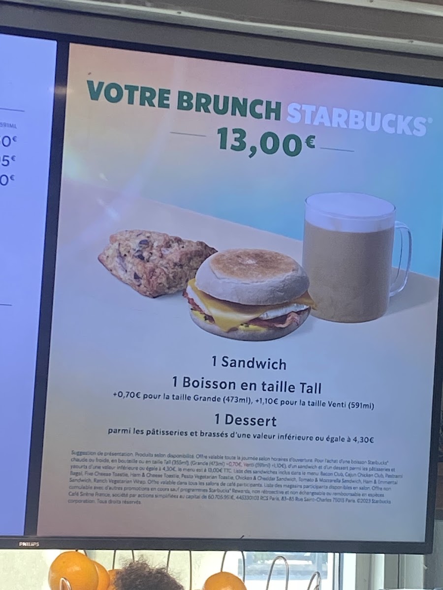 Starbucks Photo Menu 2