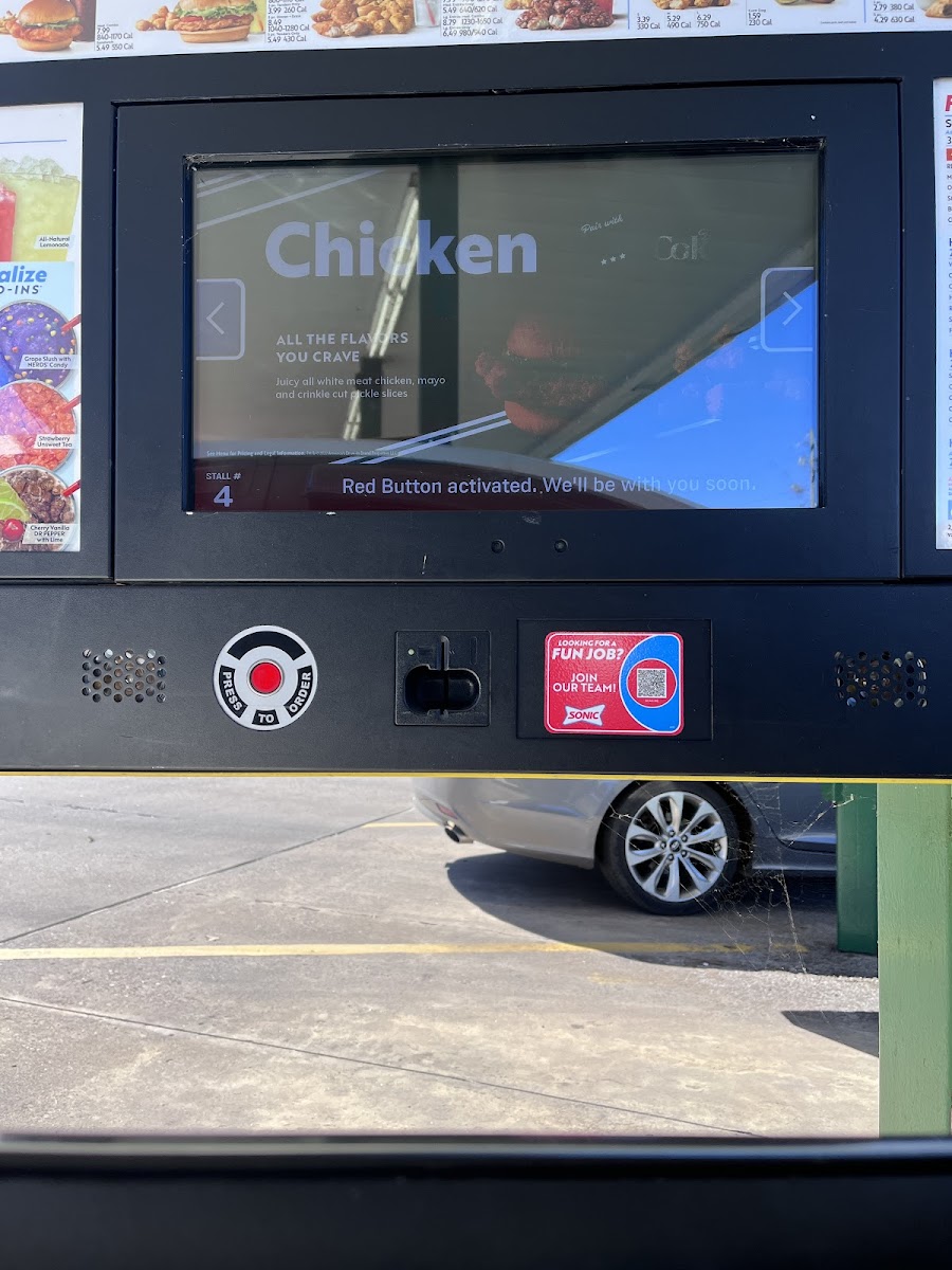 Sonic Drive-In Photo Menu 4