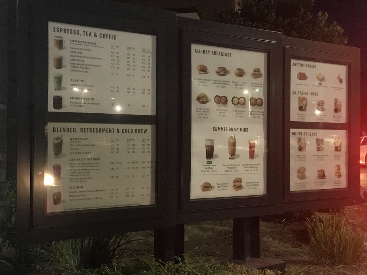 Starbucks Photo Menu 3