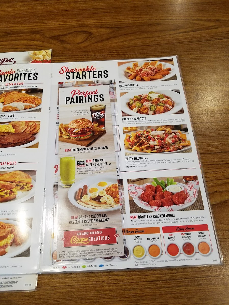 Denny's Photo Menu 1
