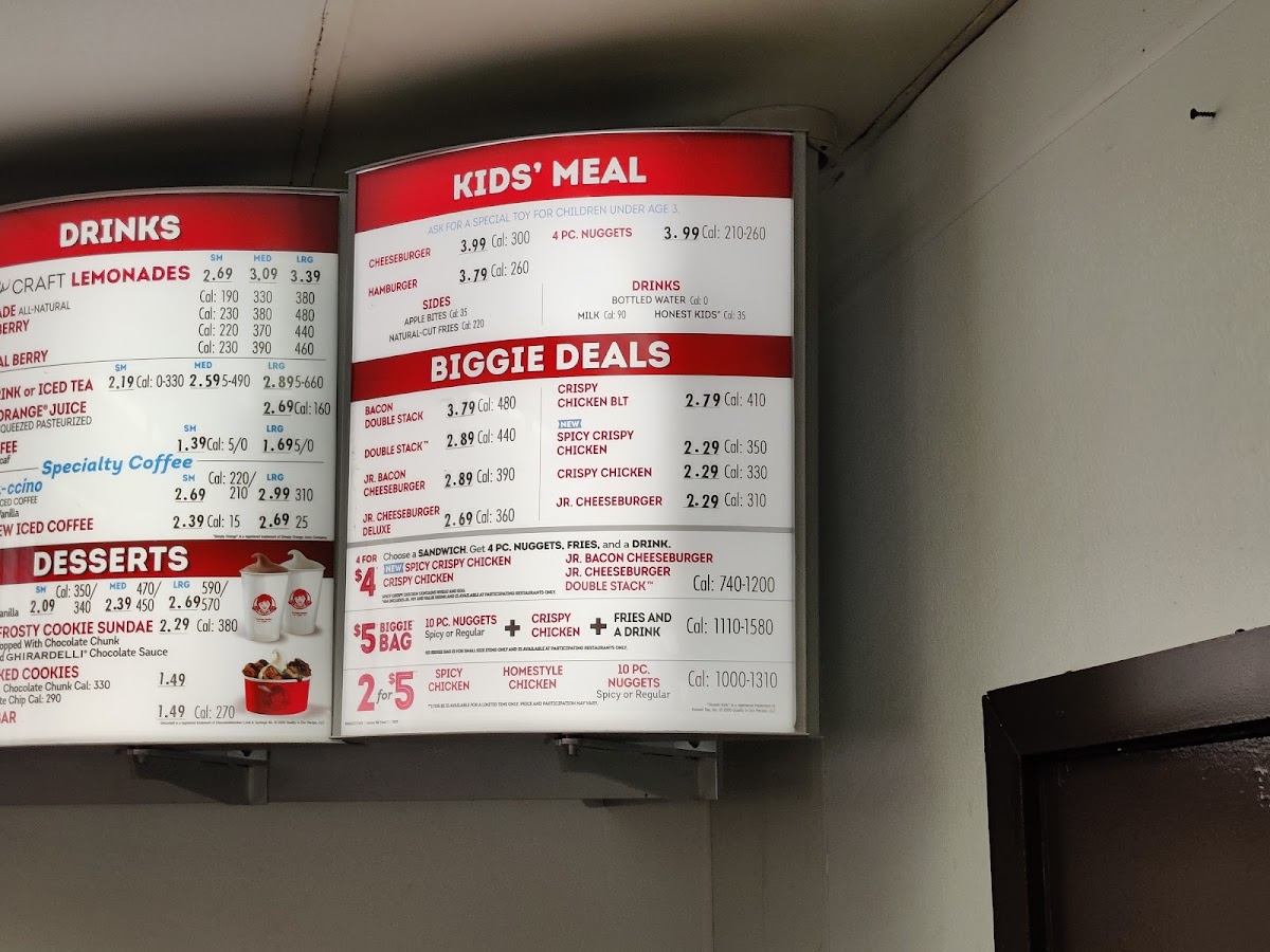 Wendy's Photo Menu 3