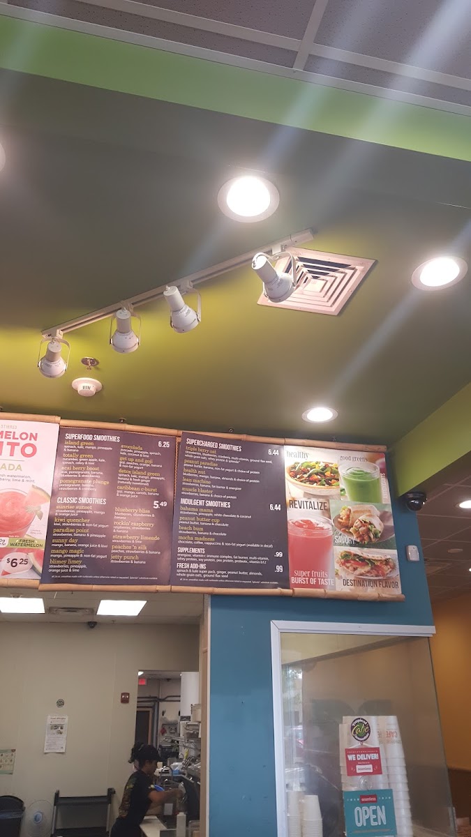Tropical Smoothie Cafe Photo Menu 6