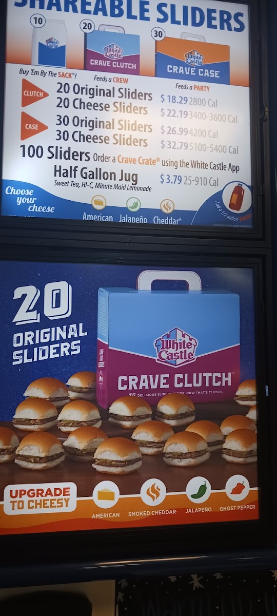 White Castle Photo Menu 5