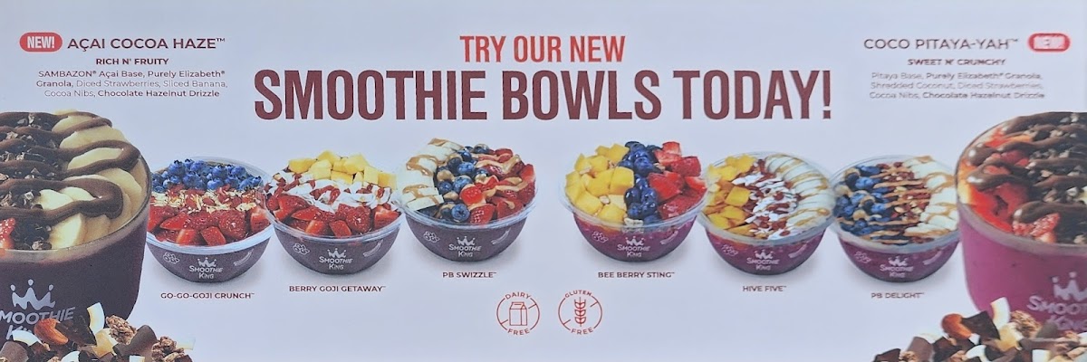 Smoothie King Photo Menu 1