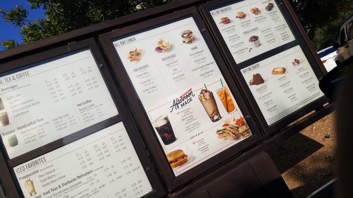 Starbucks Photo Menu 3