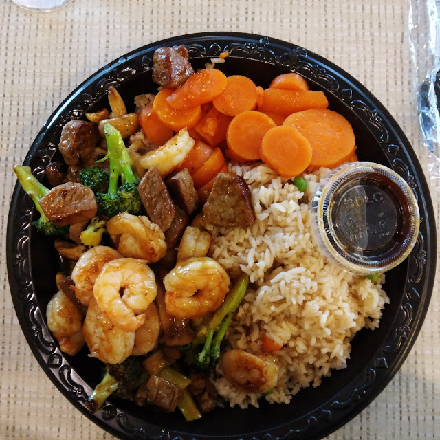 Hibachi Shrimp and Steak