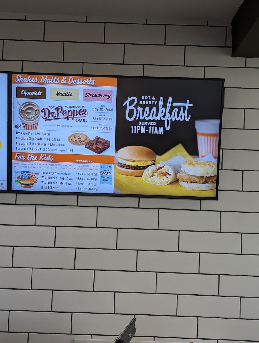 Whataburger Photo Menu 5