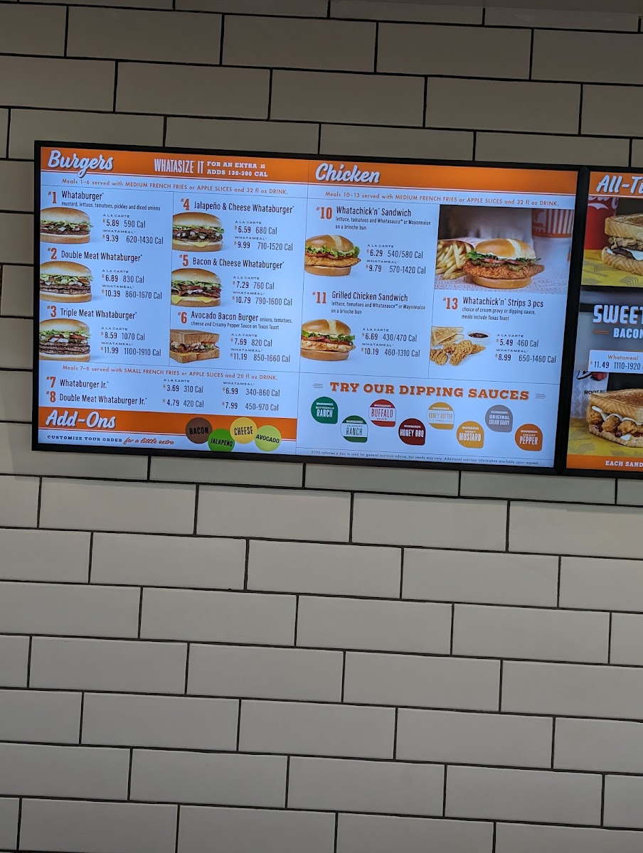 Whataburger Photo Menu 7