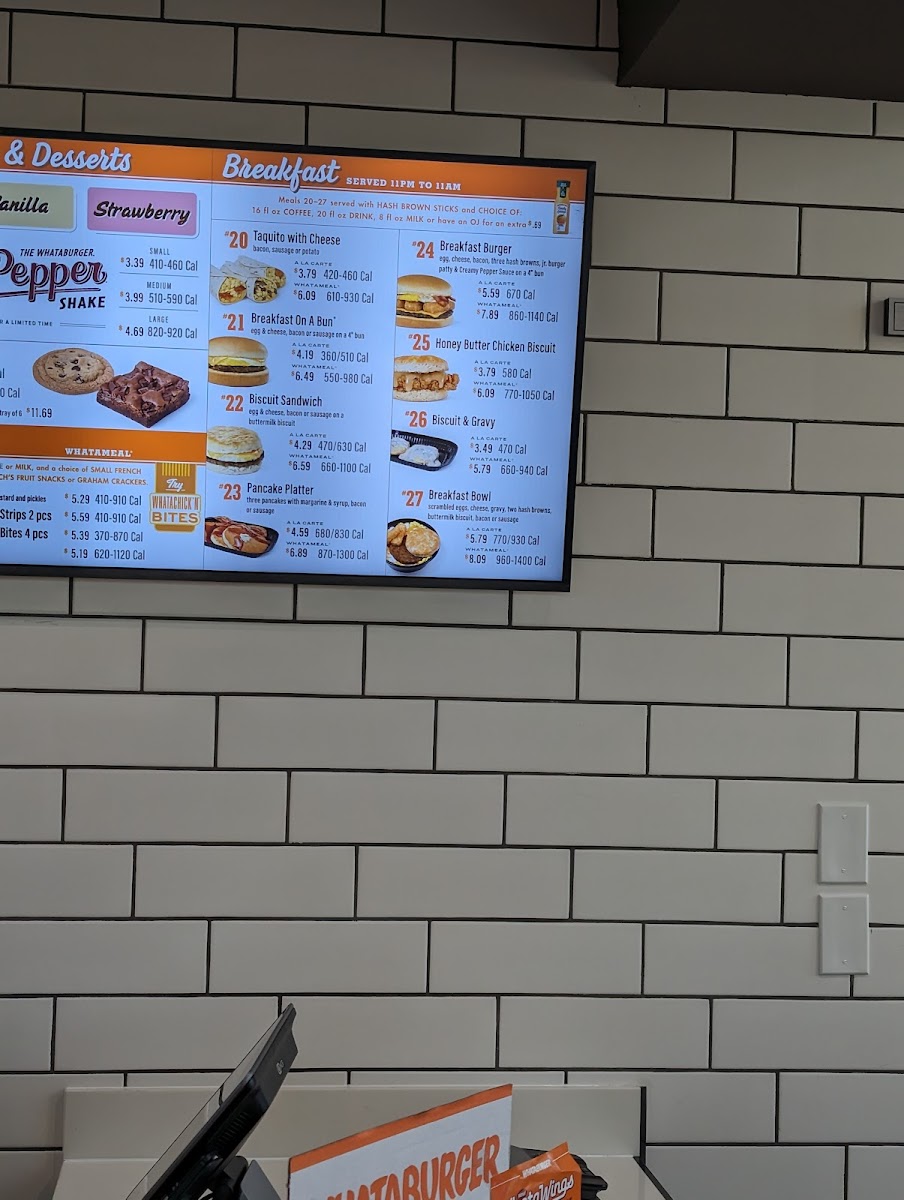 Whataburger Photo Menu 9