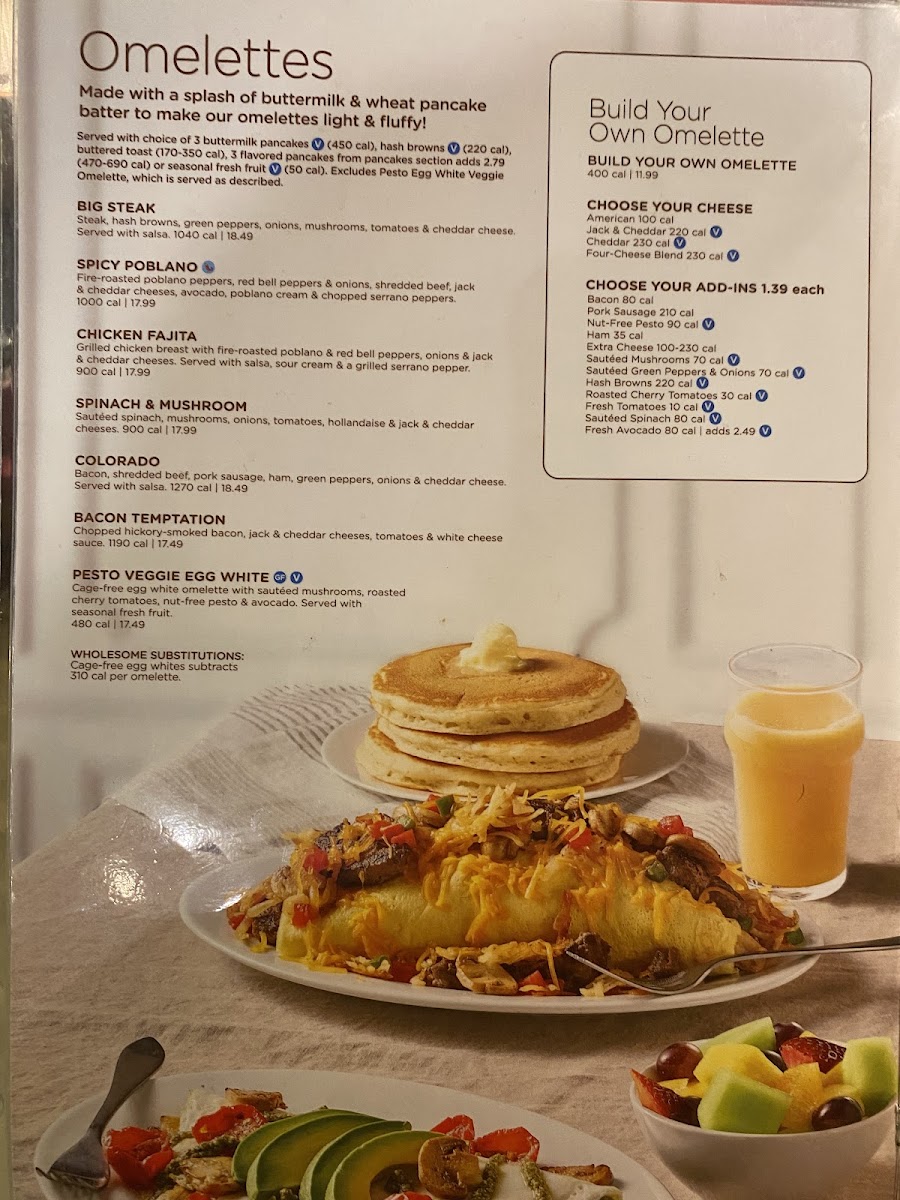 IHOP Photo Menu 1