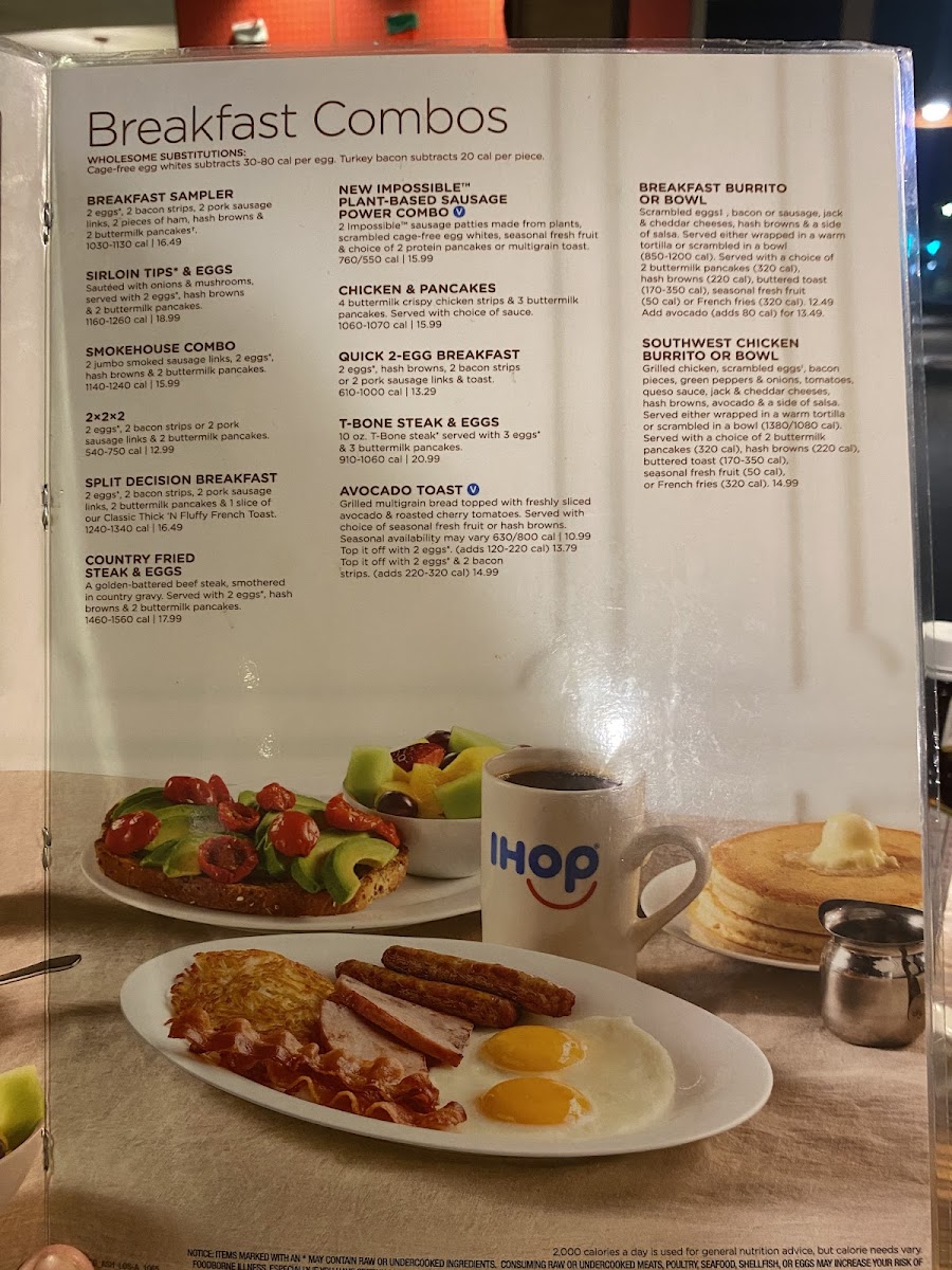 IHOP Photo Menu 4