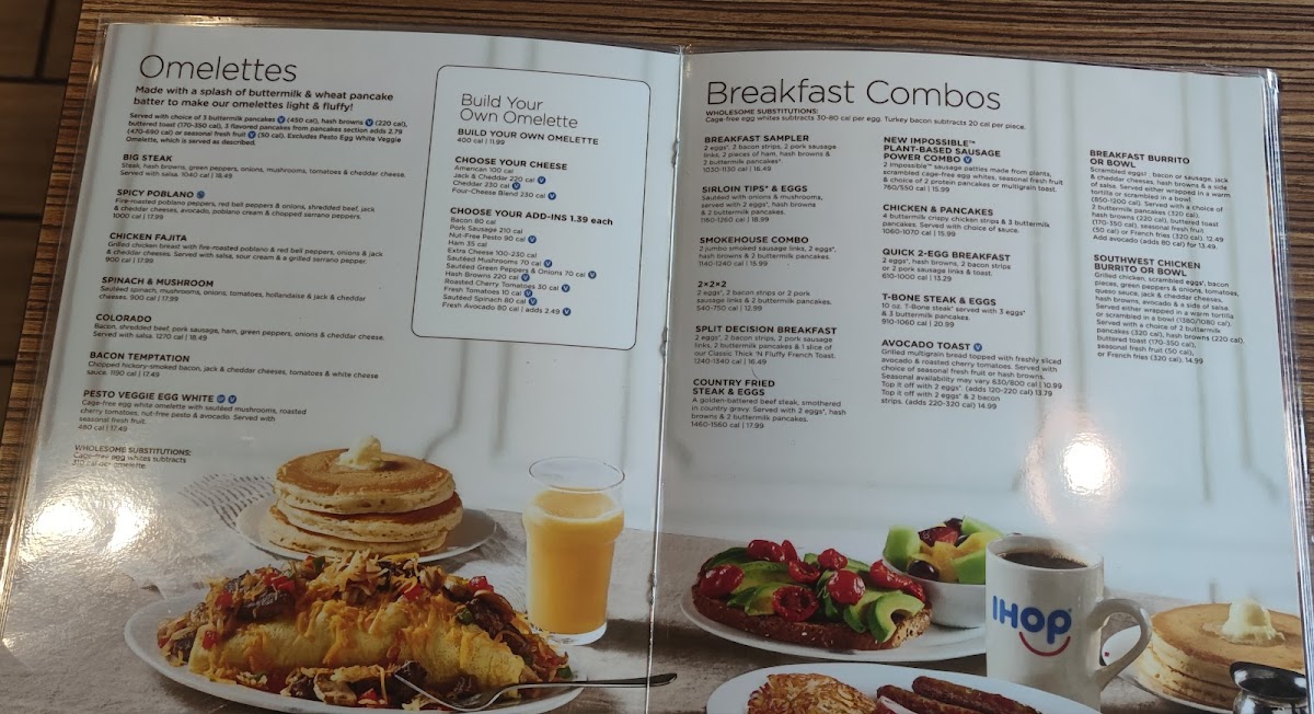 IHOP Photo Menu 5