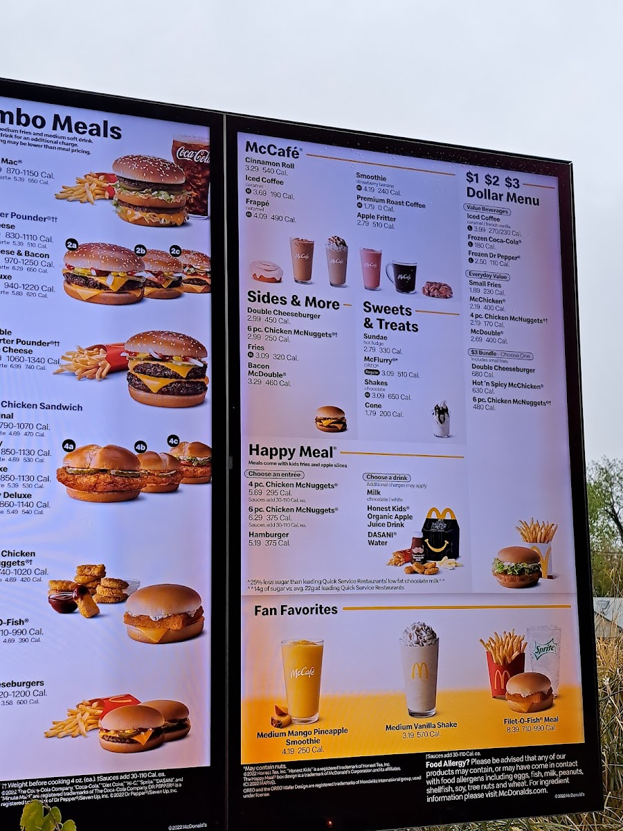 McDonald's Photo Menu 2