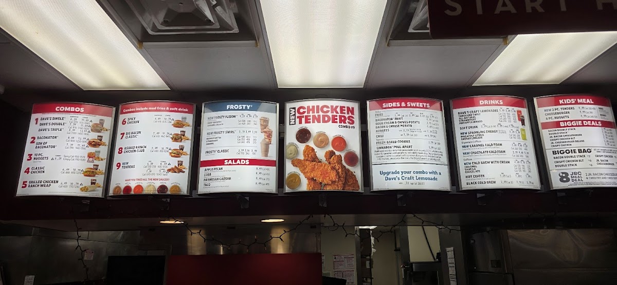 Wendy's Photo Menu 1