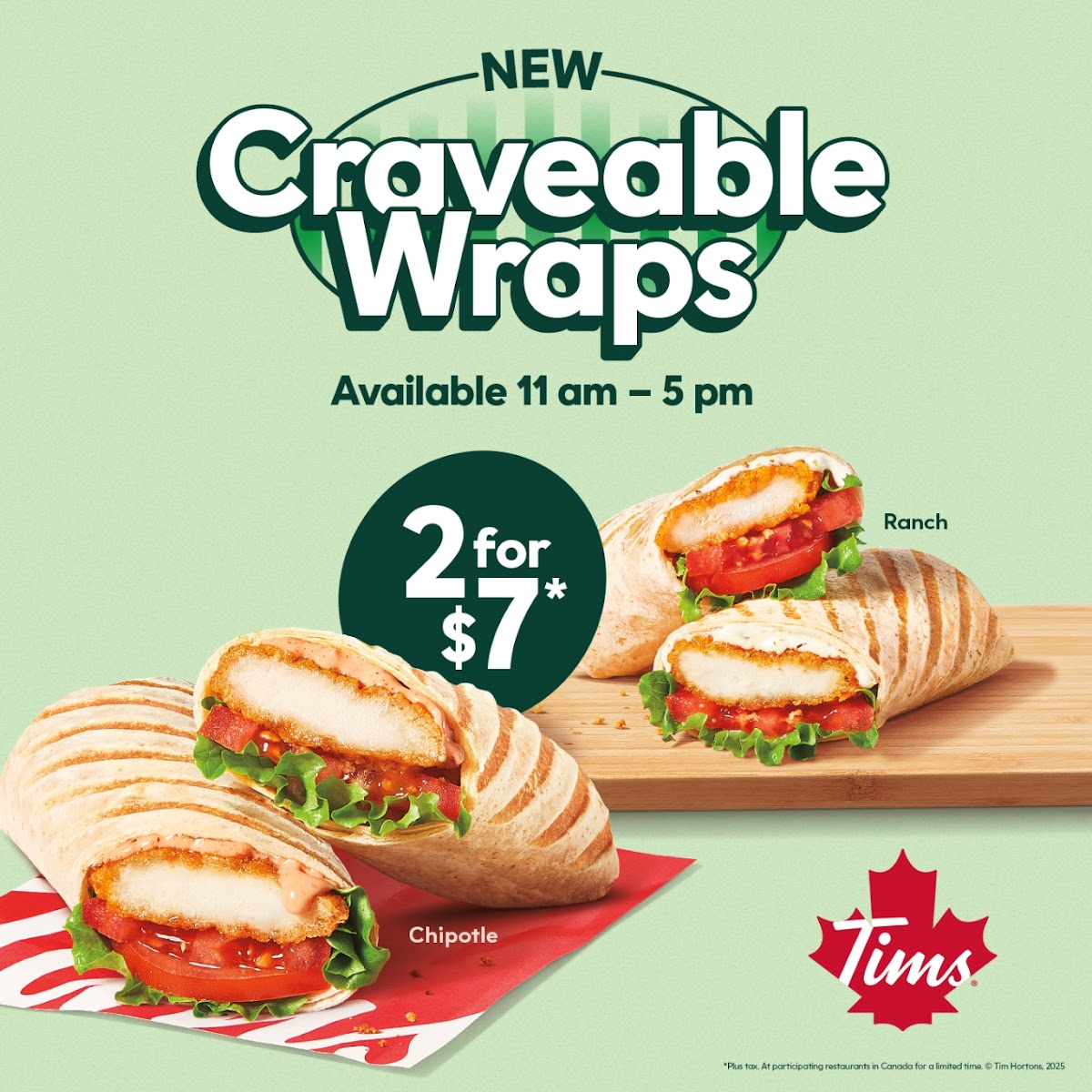 Tim Hortons Photo Menu 1