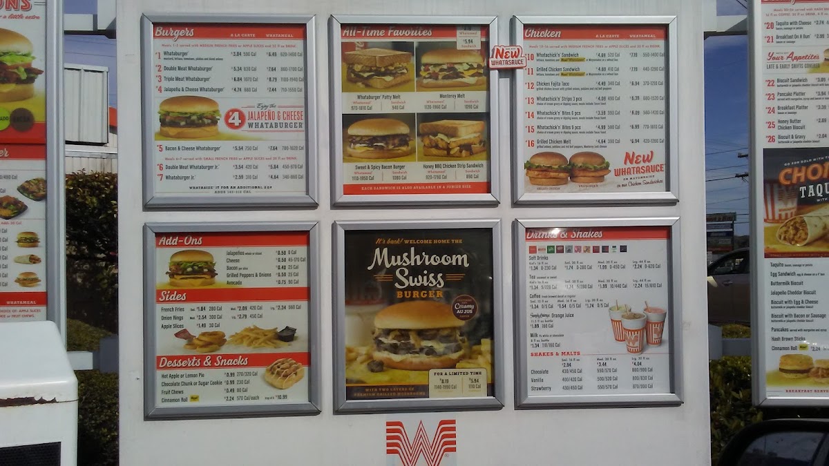 Whataburger Photo Menu 4