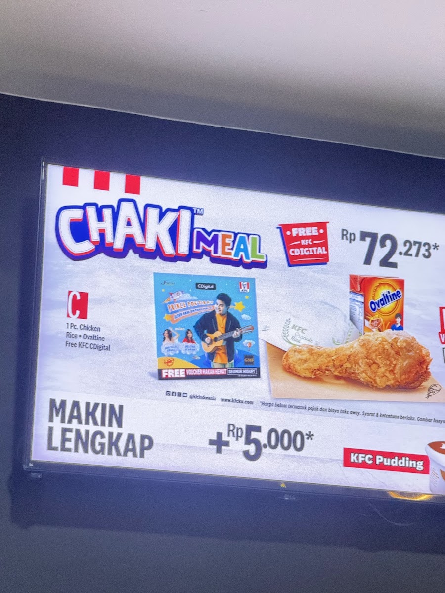 KFC Photo Menu 3