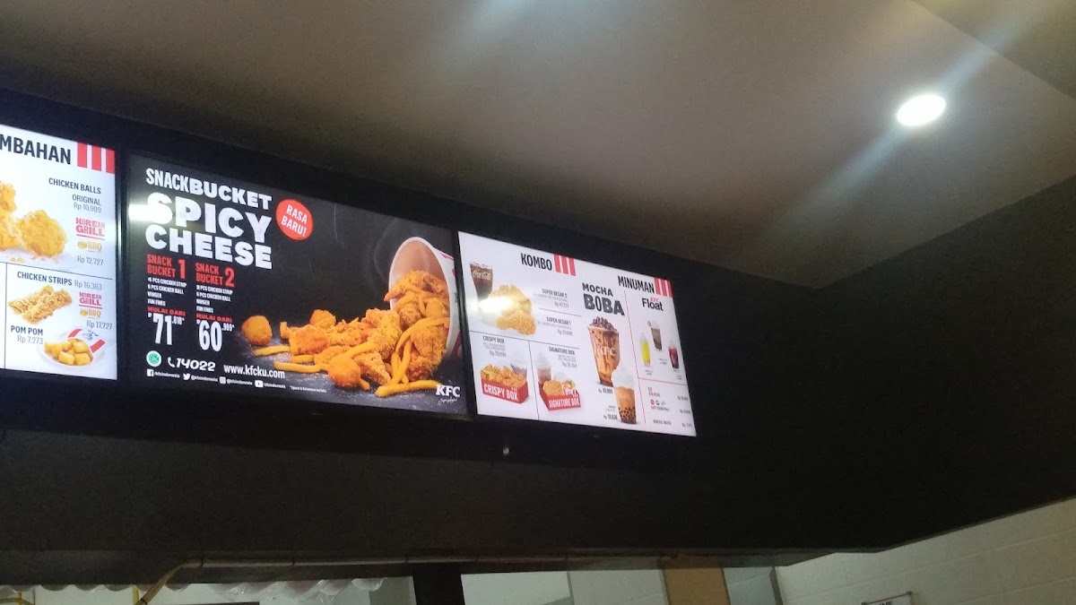 KFC Photo Menu 4