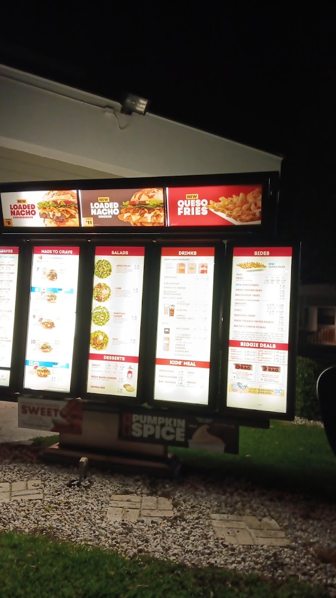 Wendy's Photo Menu 6