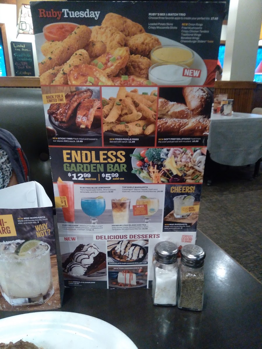 Ruby Tuesday Photo Menu 1