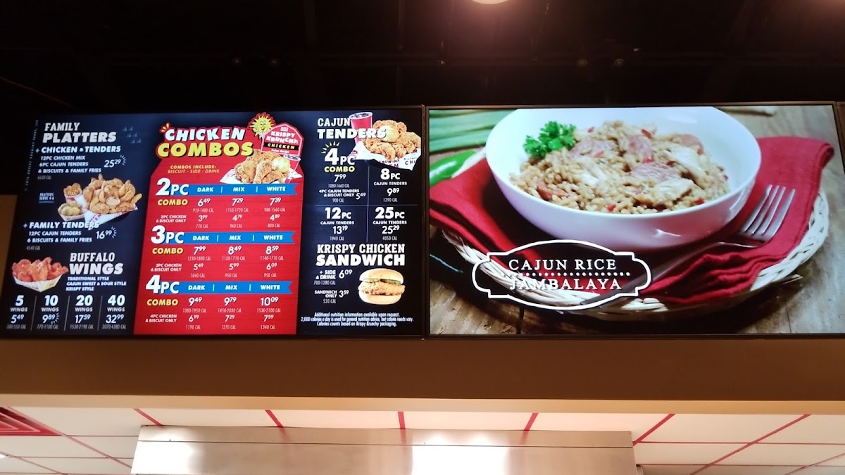 Krispy Krunchy Chicken Photo Menu 2
