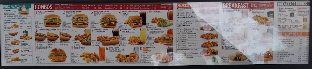 Sonic Drive-In Photo Menu 5