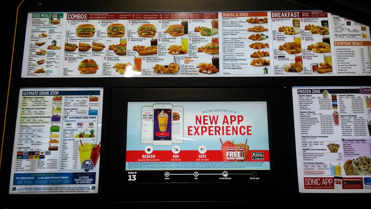 Sonic Drive-In Photo Menu 7