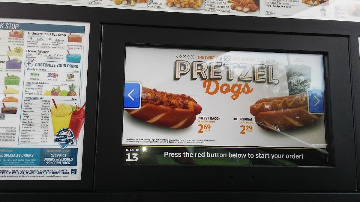Sonic Drive-In Photo Menu 9