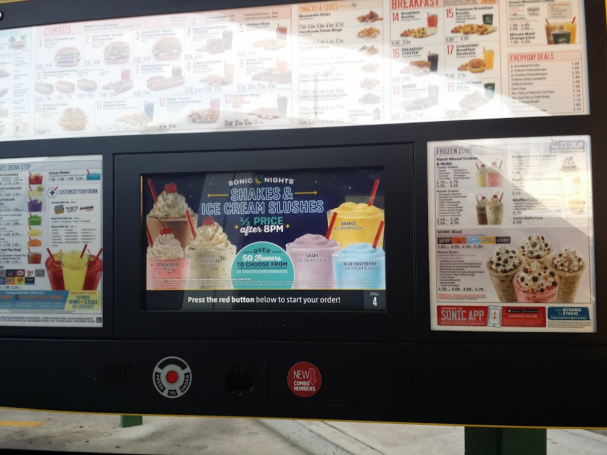 Sonic Drive-In Photo Menu 10