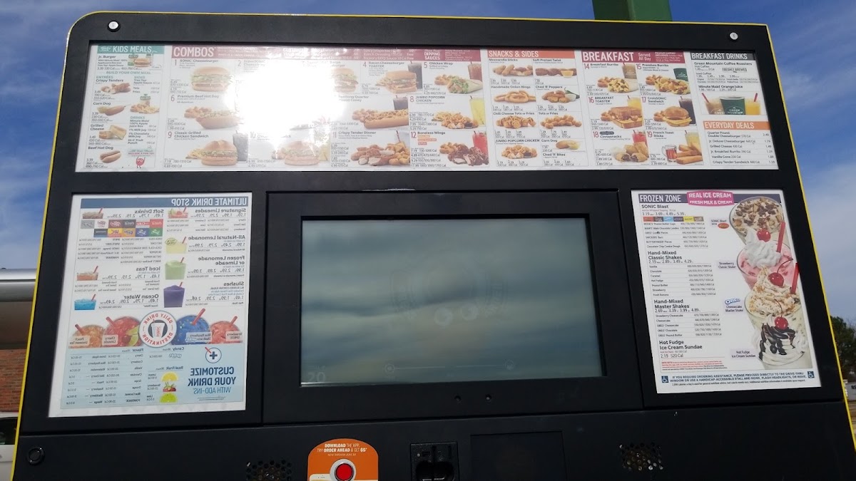 Sonic Drive-In Photo Menu 6